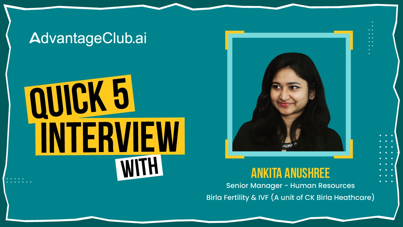 Quick 5 Interview with Birla Fertility &amp; IVF’s Ankita Anushree