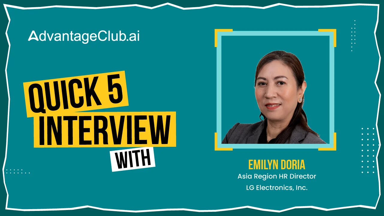 Quick 5 Interview with LG Electronics’ Emilyn Doria