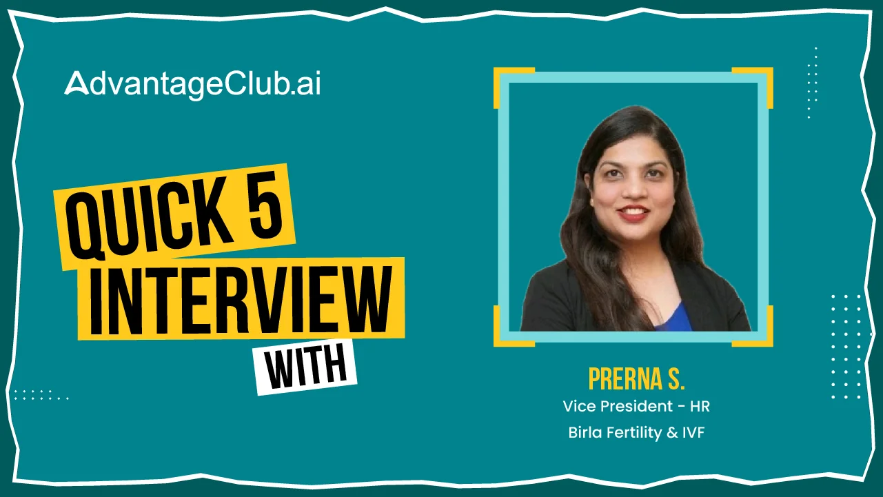 Quick 5 Interview with Prerna S. from Birla Fertility & IVF