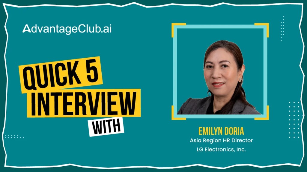 Quick 5 Interview with LG Electronics’ Emilyn Doria 