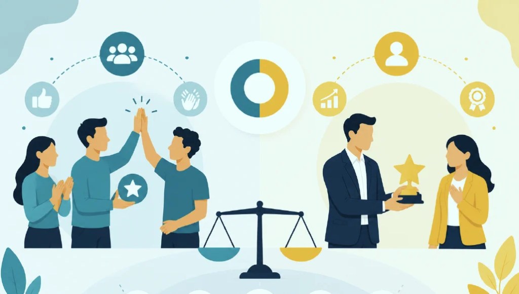 Peer-to-Peer Recognition vs Manager Recognition: 5 Factors That Decide the Right&nbsp;Mix